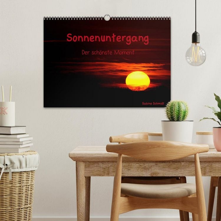 Produktbild: Sonnenuntergang (Wandkalender 2026 DIN A3 quer), CALVENDO Monatskalender