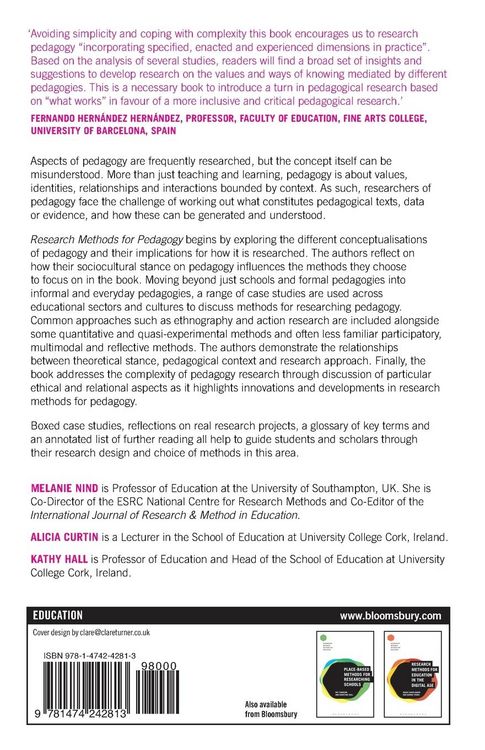 Produktbild: Research Methods for Pedagogy