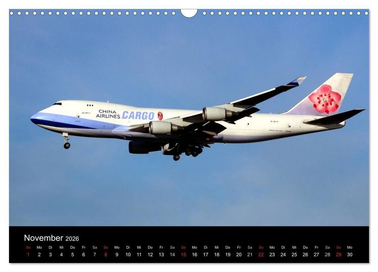 Produktbild: Internationale Frachtflugzeuge (Wandkalender 2026 DIN A3 quer), CALVENDO Monatskalender