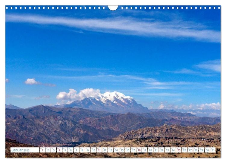 Produktbild: Bolivien - Land und Leute (Wandkalender 2026 DIN A3 quer), CALVENDO Monatskalender