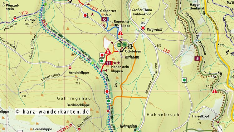 Produktbild: MTB Trail-Karte Harz: Wernigerode - Ilsenburg - Schierke - Brocken