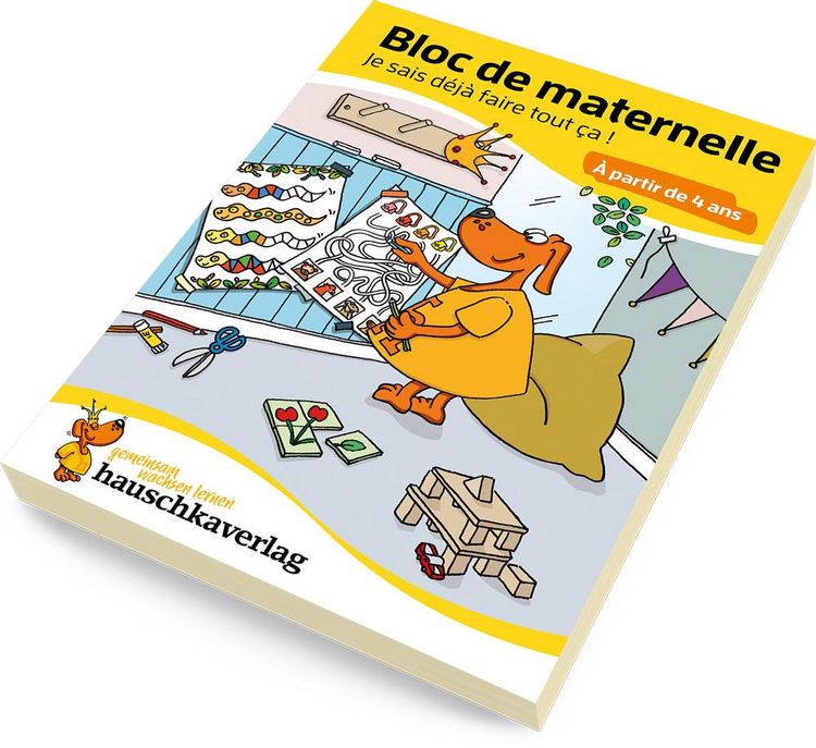 Produktbild: Bloc de maternelle &agrave; partir de 4 ans - Mon cahier d'ecole maternelle - coloriage enfant - cahier vacances 4 ans