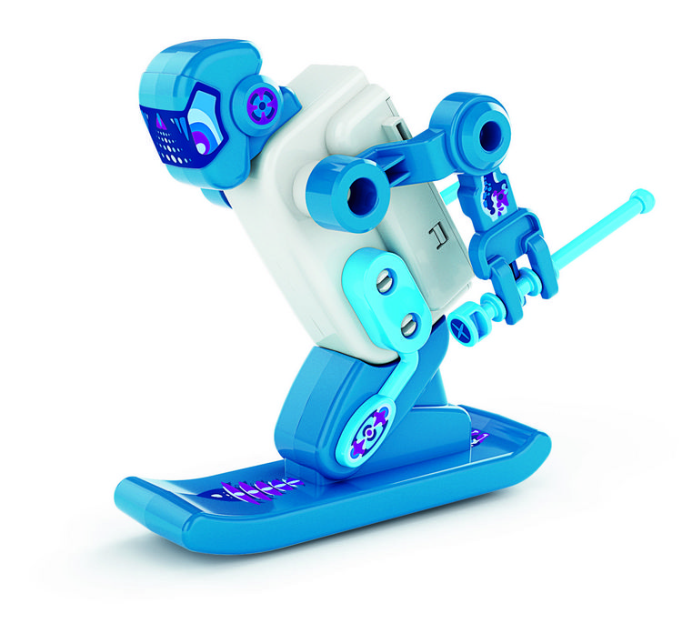Produktbild: Experimentierset Galileo Action Roboter Skier blau/wei&szlig;