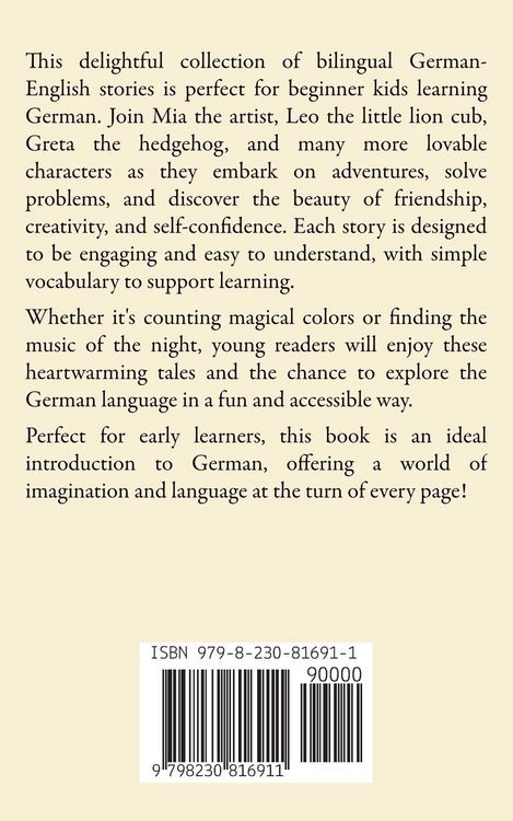 Produktbild: Karl Beetle Can't Sleep And Other Bilingual German-English Children's Stories for Beginners