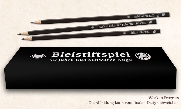 Produktbild: DSA - 40 Jahre Das Schwarze Auge - Bleistiftspiel