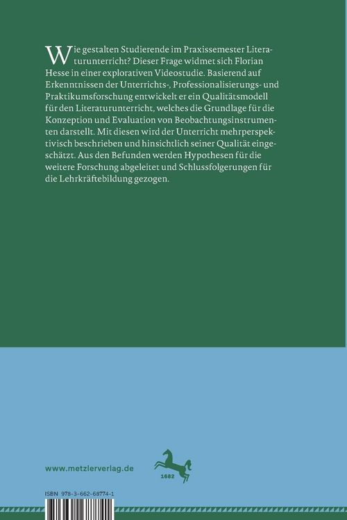 Produktbild: Qualit&auml;ten von Literaturunterricht