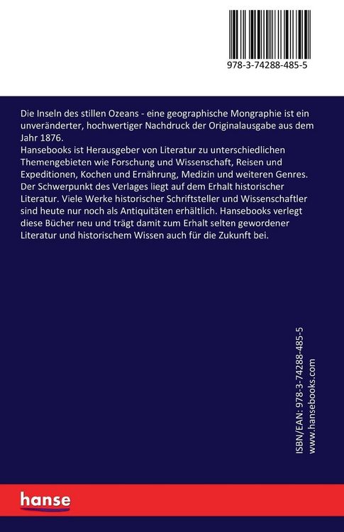 Produktbild: Die Inseln des stillen Ozeans