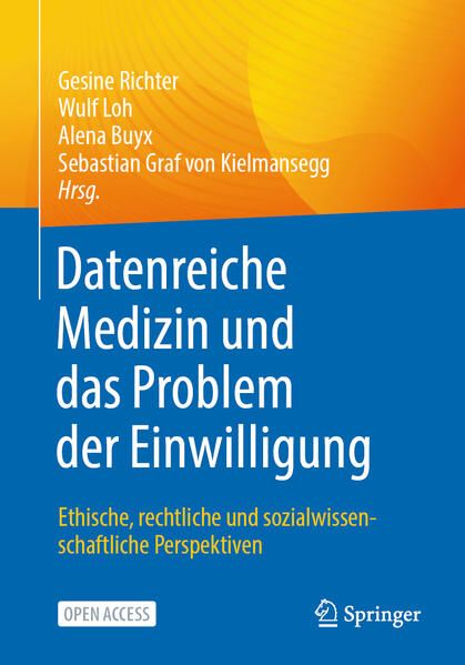 Produktbild: Datenreiche Medizin und das Problem der Einwilligung