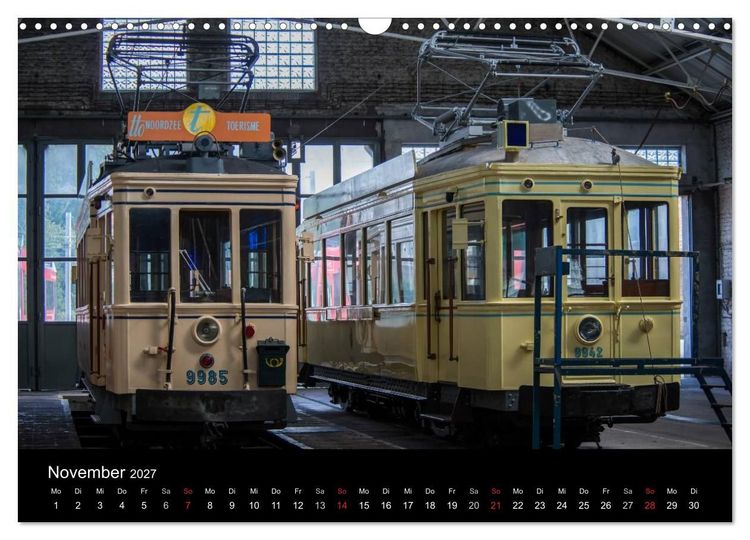 Produktbild: Kusttram Belgien (Wandkalender 2027 DIN A3 quer), CALVENDO Monatskalender