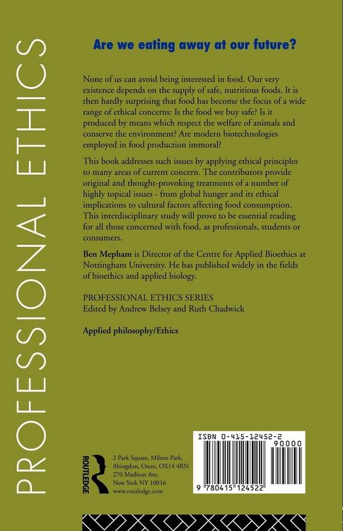Produktbild: Food Ethics