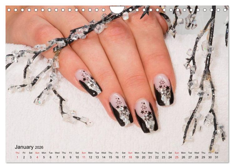 Produktbild: Transient Art &ndash; Nail Art Episode 1 (Wall Calendar 2026 DIN A4 landscape), CALVENDO 12 Month Wall Calendar