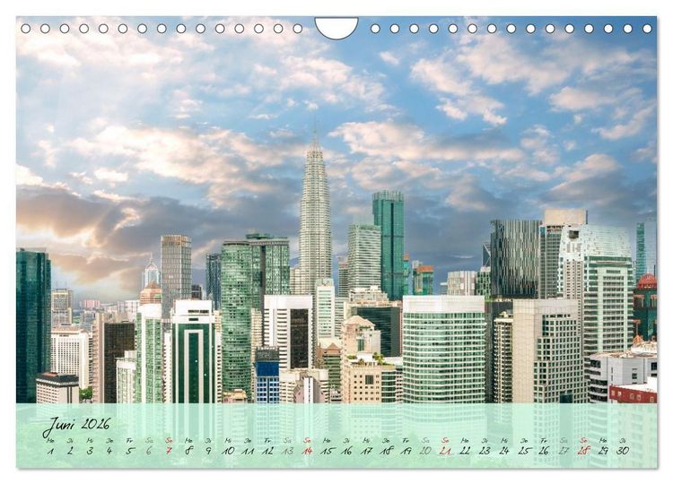 Produktbild: Faszination Malaysia Zauberhaftes S&uuml;dostasien (Wandkalender 2026 DIN A4 quer), CALVENDO Monatskalender