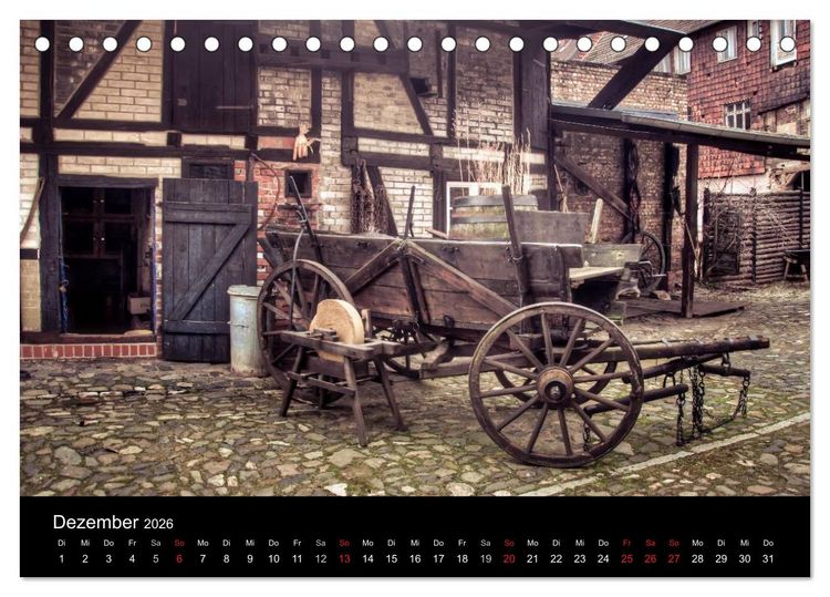 Produktbild: Fachwerk - wie aus einer anderen Zeit (Tischkalender 2026 DIN A5 quer), CALVENDO Monatskalender