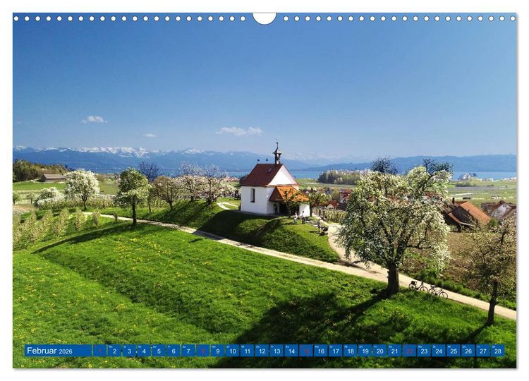 Produktbild: Romantische Kirchen und Kapellen (Wandkalender 2026 DIN A3 quer), CALVENDO Monatskalender