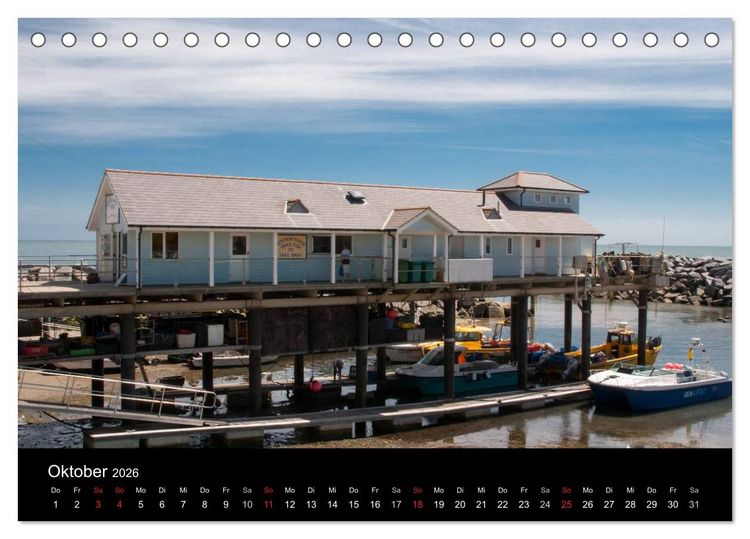 Produktbild: Unterwegs auf der Isle of Wight (Tischkalender 2026 DIN A5 quer), CALVENDO Monatskalender