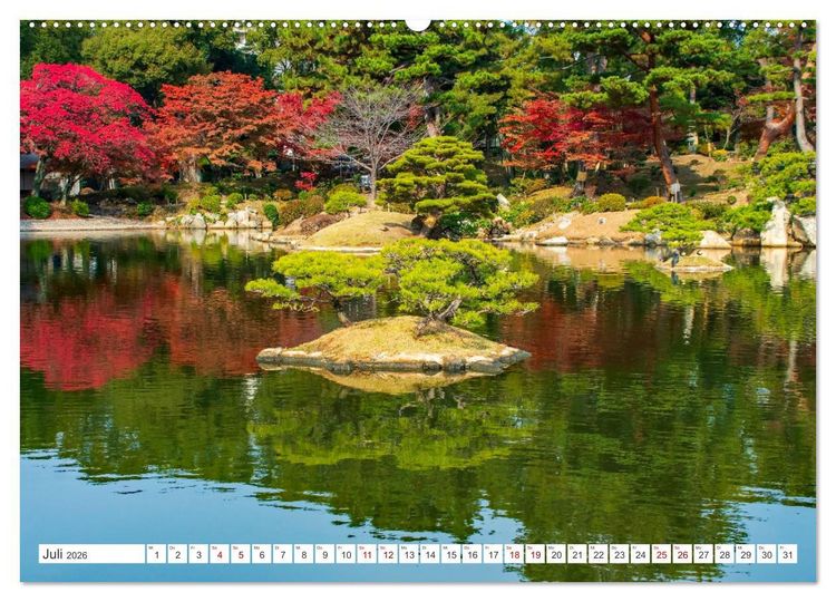 Produktbild: Herbst in Japan (Wandkalender 2026 DIN A2 quer), CALVENDO Monatskalender