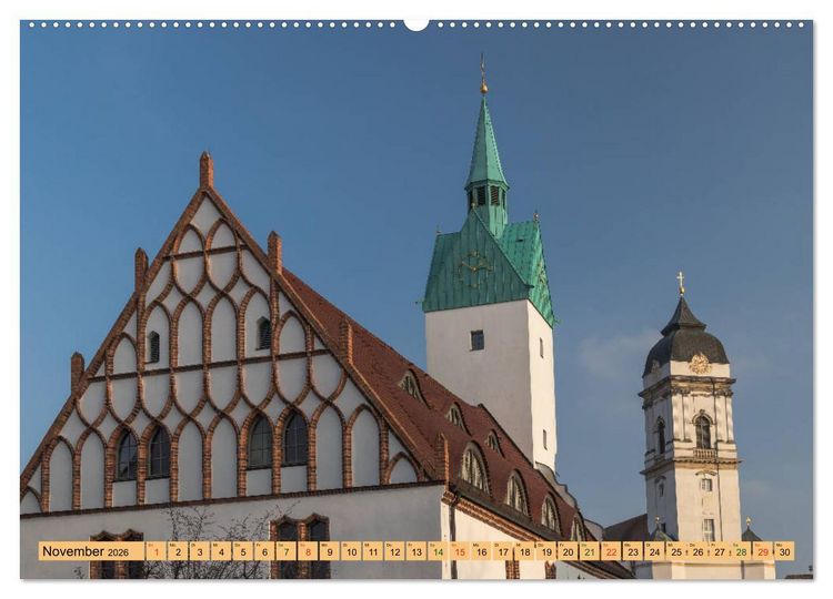 Produktbild: Domstadt F&uuml;rstenwalde Spree (hochwertiger Premium Wandkalender 2026 DIN A2 quer), Kunstdruck in Hochglanz