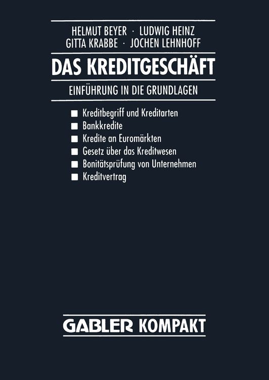 Produktbild: Das Kreditgesch&auml;ft