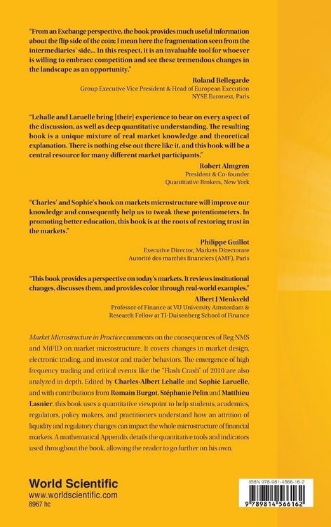 Produktbild: Market Microstructure in Practice