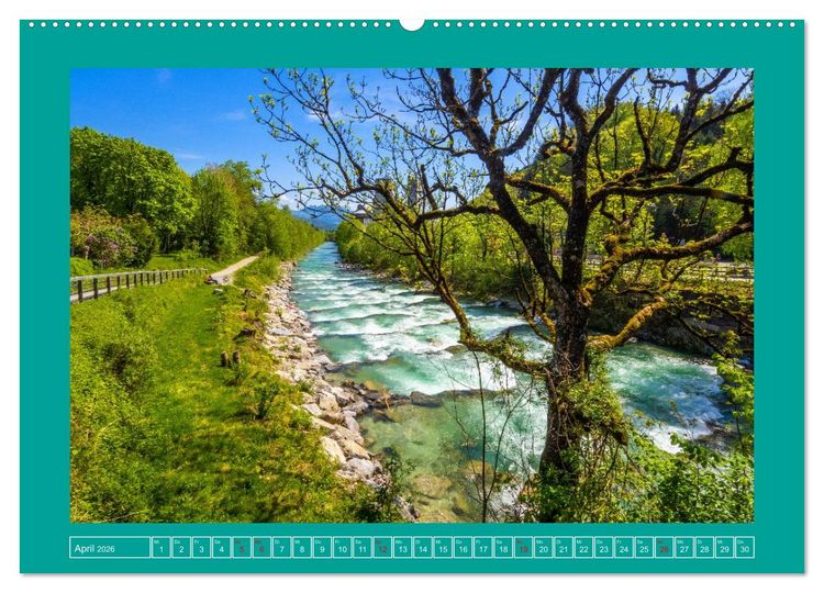 Produktbild: Sch&ouml;ne Gr&uuml;&szlig;e aus Hallein (Wandkalender 2026 DIN A2 quer), CALVENDO Monatskalender