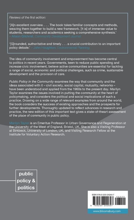 Produktbild: Public Policy in the Community