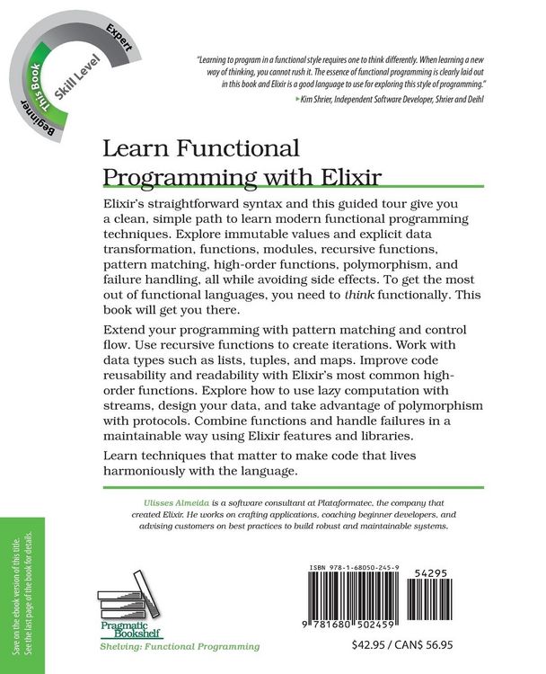 Produktbild: Learn Functional Programming with Elixir