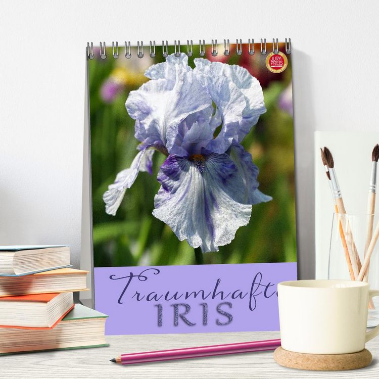 Produktbild: Traumhafte Iris (Tischkalender 2026 DIN A5 hoch), CALVENDO Monatskalender