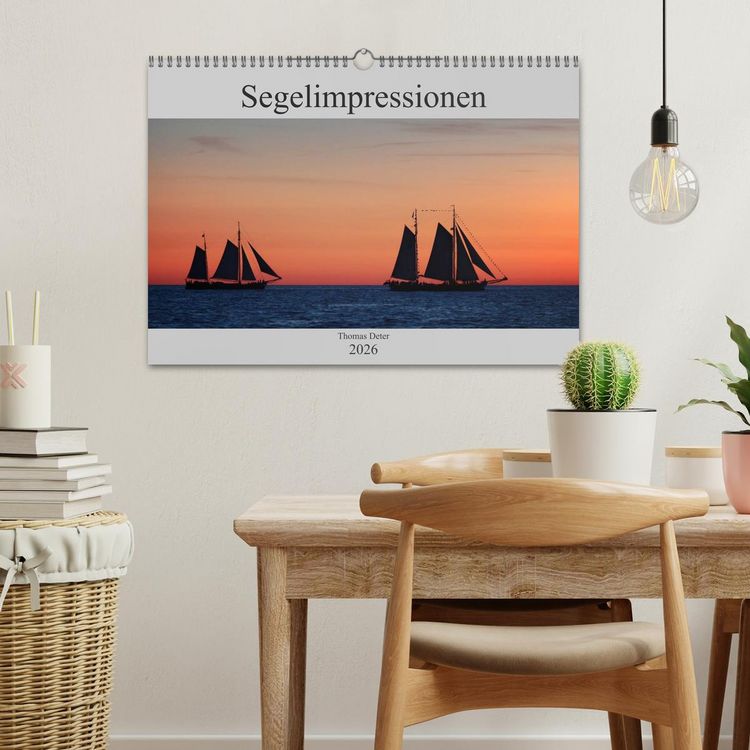 Produktbild: Segelimpressionen (Wandkalender 2026 DIN A3 quer), CALVENDO Monatskalender