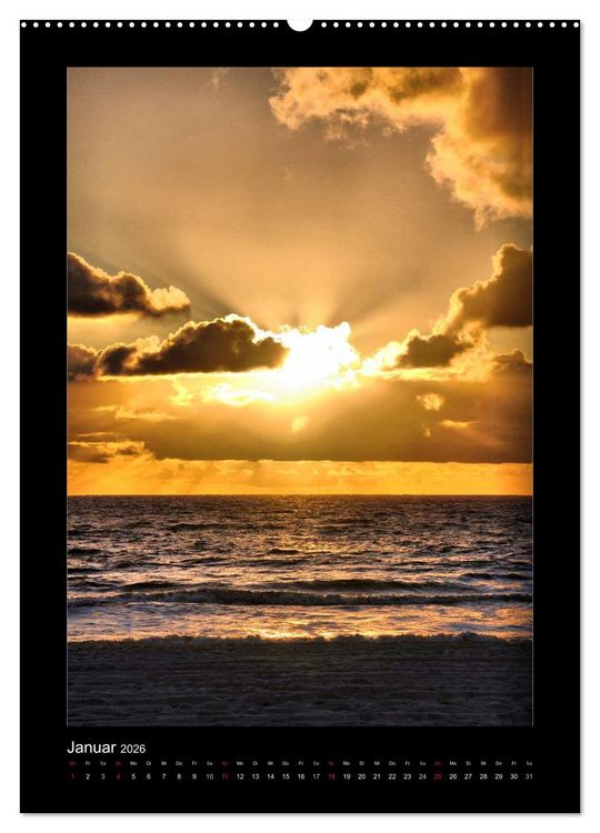 Produktbild: Sylt Impressionen (Wandkalender 2026 DIN A2 hoch), CALVENDO Monatskalender