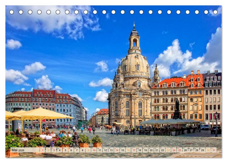 Produktbild: 12 wundersch&ouml;ne Sehensw&uuml;rdigkeiten in Deutschland (Tischkalender 2026 DIN A5 quer), CALVENDO Monatskalender