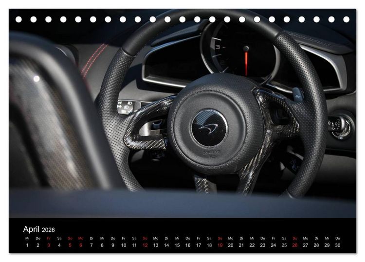 Produktbild: McLaren MP4-12C Spider (Tischkalender 2026 DIN A5 quer), CALVENDO Monatskalender