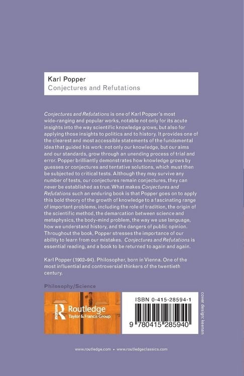 Produktbild: Conjectures and Refutations