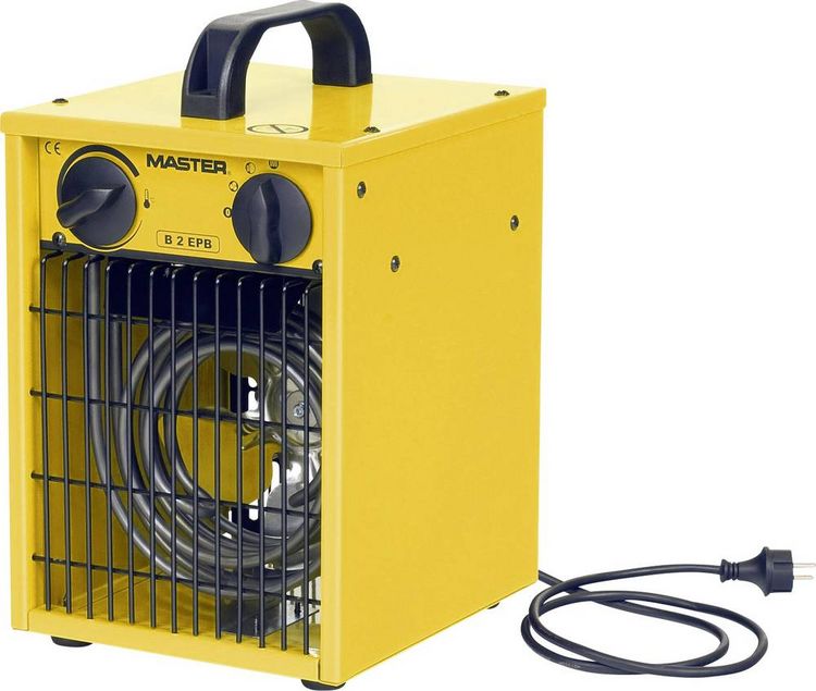 Produktbild: Master Klimatechnik B-2IT Bauheizer 1000 W, 2000W Gelb, Schwarz
