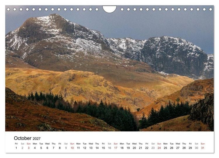 Produktbild: The Lake District 2027 Calendar (Wall Calendar 2027 DIN A4 landscape), CALVENDO 12 Month Wall Calendar