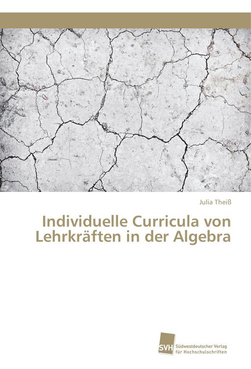 Produktbild: Individuelle Curricula von Lehrkr&auml;ften in der Algebra