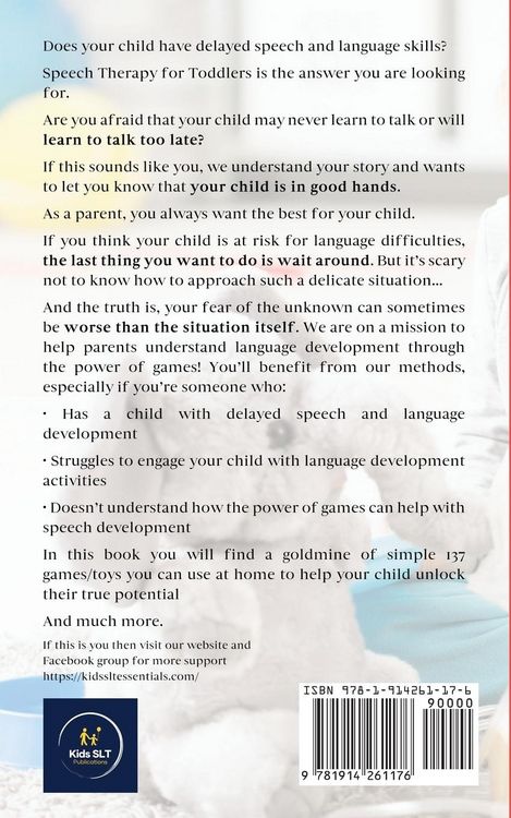 Produktbild: Speech Therapy for Toddlers Develop Early Communication Skills With 137 GAMES Designed by a Speech and Language Therapist Activities for Pre-School Ki