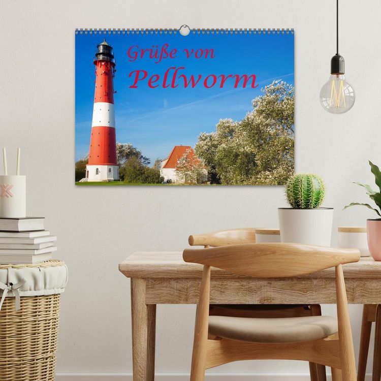 Produktbild: Gr&uuml;&szlig;e von Pellworm (Wandkalender 2026 DIN A3 quer), CALVENDO Monatskalender
