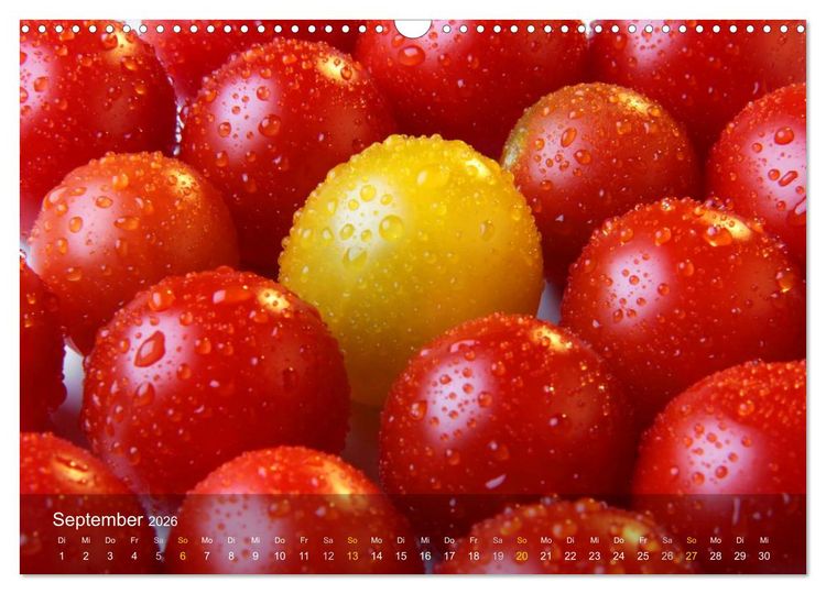 Produktbild: Der vegane K&uuml;chenkalender (Wandkalender 2026 DIN A3 quer), CALVENDO Monatskalender