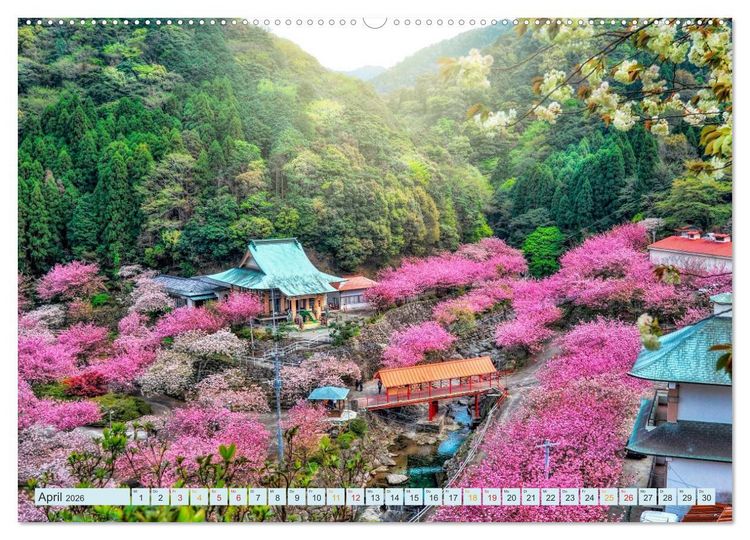 Produktbild: Japan - Hightech und Tradition (Wandkalender 2026 DIN A2 quer), CALVENDO Monatskalender