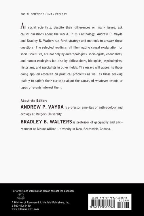 Produktbild: Causal Explanation for Social Scientists