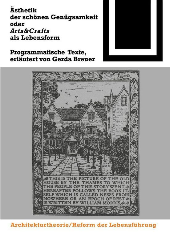 Produktbild: &Auml;sthetik der sch&ouml;nen Gen&uuml;gsamkeit oder Arts and Crafts als Lebensform