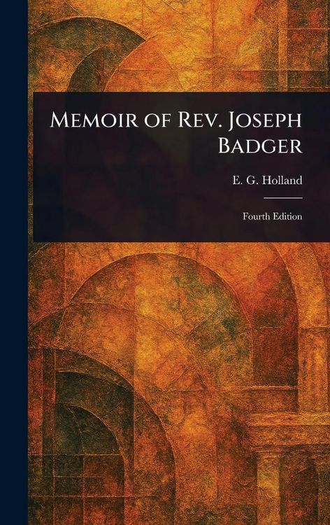 Produktbild: Memoir of Rev. Joseph Badger