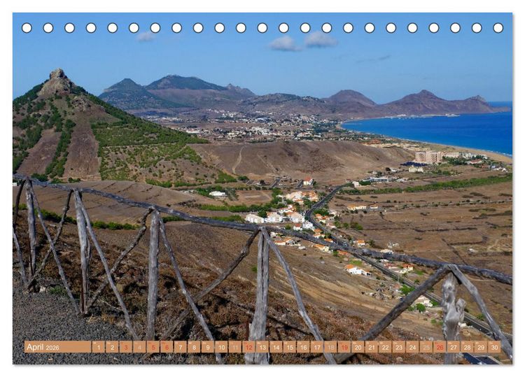 Produktbild: Porto Santo Trauminsel im Atlantik (Tischkalender 2026 DIN A5 quer), CALVENDO Monatskalender