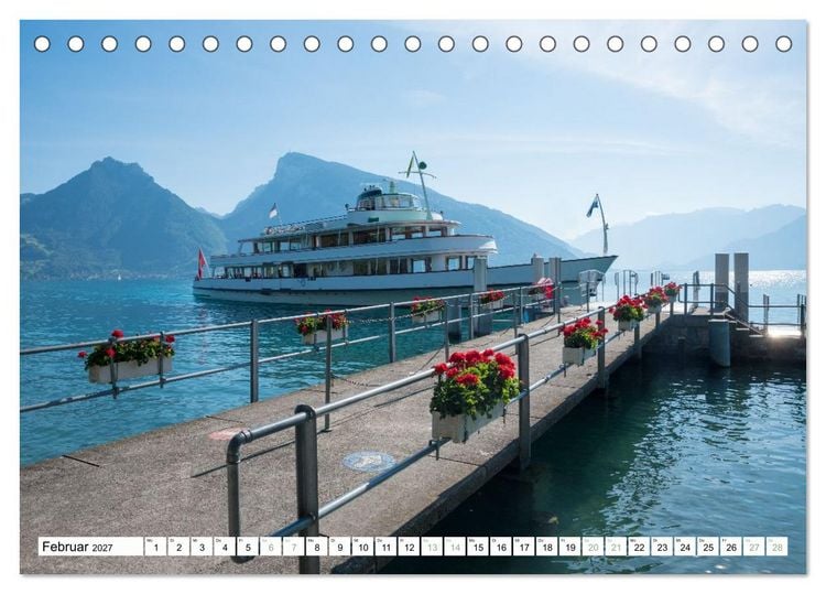 Produktbild: Faszination Berner Oberland - Thuner- und Brienzersee (Tischkalender 2027 DIN A5 quer), CALVENDO Monatskalender