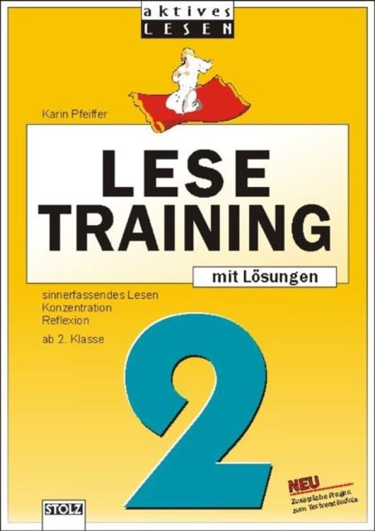 Produktbild: Lustiges Lesetraining 2. Schuljahr