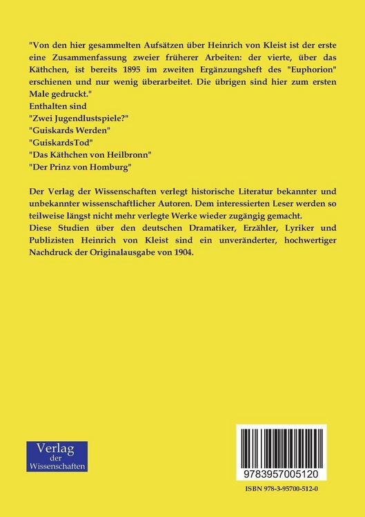 Produktbild: Kleist-Studien