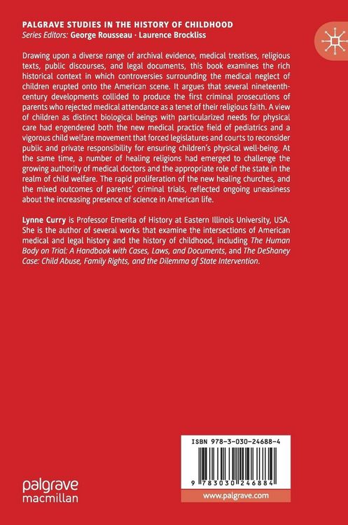 Produktbild: Religion, Law, and the Medical Neglect of Children in the United States, 1870&ndash;2000