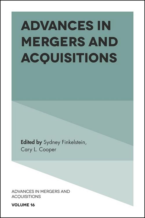 Produktbild: Advances in Mergers and Acquisitions