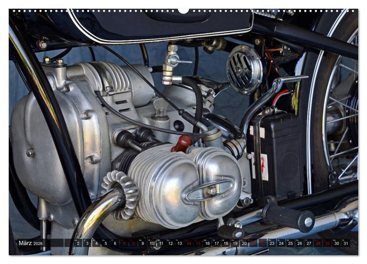 Produktbild: BMW R 51/2 (hochwertiger Premium Wandkalender 2026 DIN A2 quer), Kunstdruck in Hochglanz