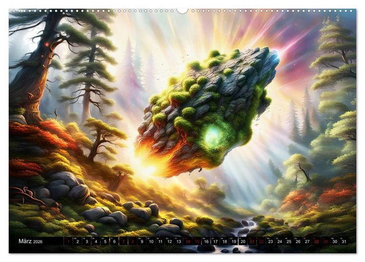 Produktbild: Erde - Blauer &Uuml;berlebensk&uuml;nstler (hochwertiger Premium Wandkalender 2026 DIN A2 quer), Kunstdruck in Hochglanz